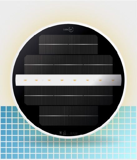 Solární LED MoonLight svítidlo do bazénu 
